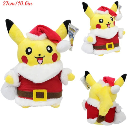 AaaaaPokemon Pikachu Cosplay Plush Toys Charizard Snorlax Garchomp Tyranitar Hydreigon Anime Eevee Lapras Morpeko Peluche Doll Gifts